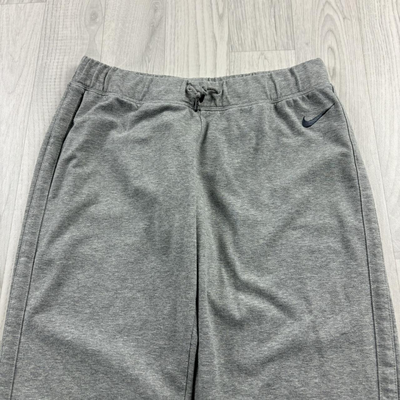 VINTAGE 00s NIKE LOW RISE BAGGY SWEATPANTS GREY