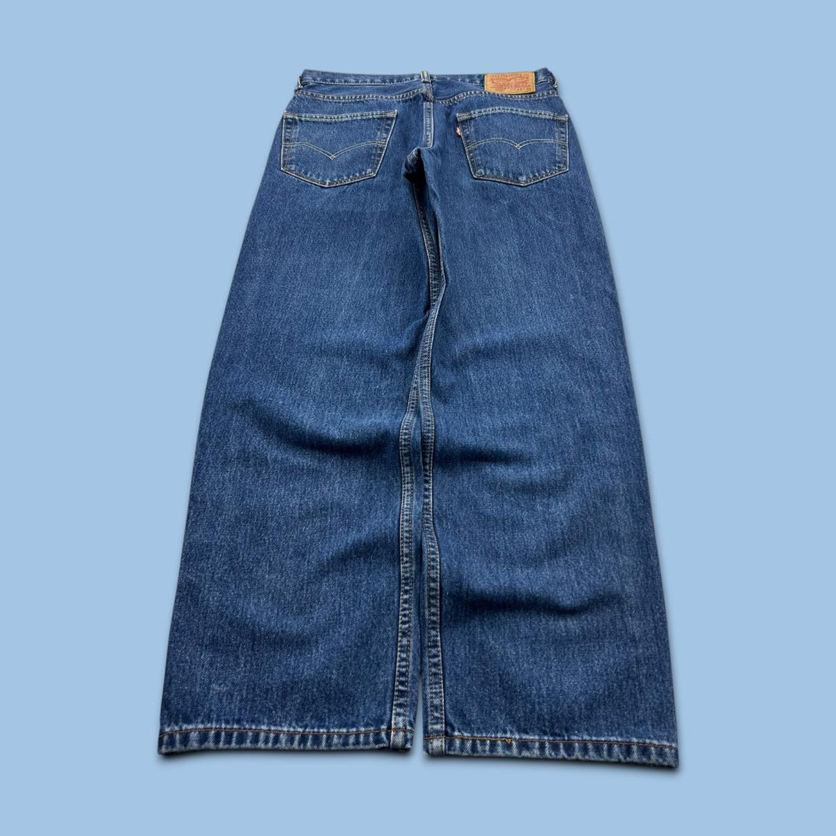 VINTAGE 00s LEVIS 550 BAGGY JEANS BLUE