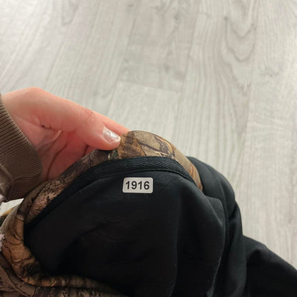 VINTAGE REALTREE HOODIE CAMO BLACK
