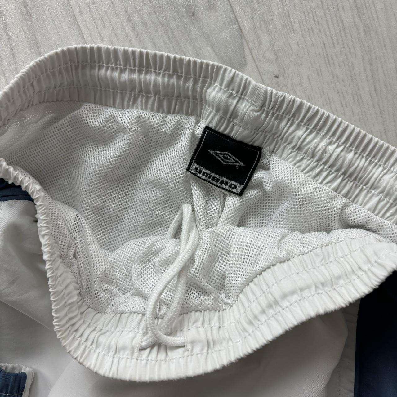 VINTAGE Y2K UMBRO BAGGY TRACKSUIT BOTTOMS WHITE