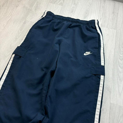VINTAGE Y2K NIKE BAGGY TRACKSUIT BOTTOMS NAVY