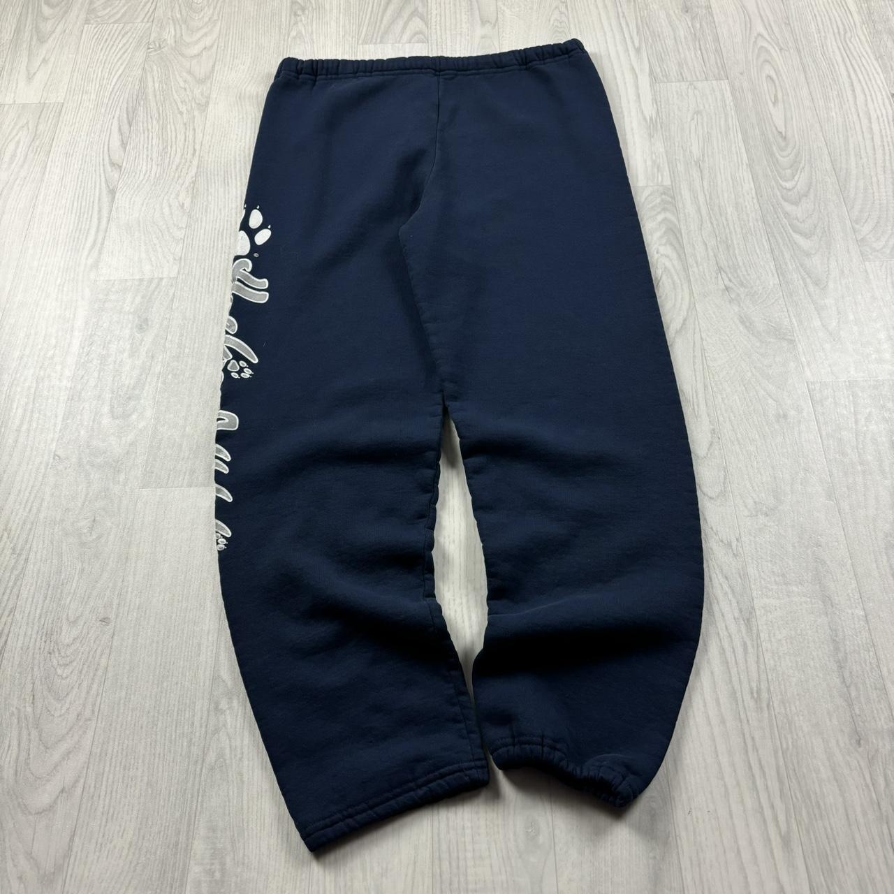 VINTAGE RUSSELL ATHLETIC COLLEGE BAGGY COTTON SWEATPANTS NAVY
