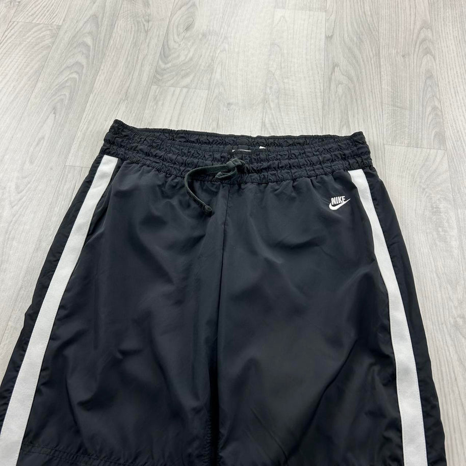 VINTAGE Y2K NIKE LOW RISE BAGGY TRACKSUIT BOTTOMS BLACK