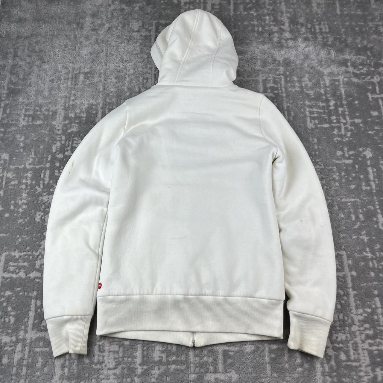 VINTAGE Y2K O’NEILL FLEECE LINED ZIP HOODIE WHITE