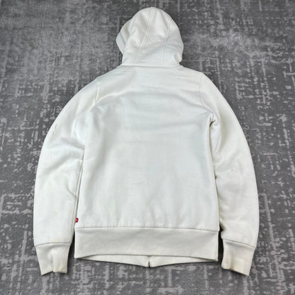 VINTAGE Y2K O’NEILL FLEECE LINED ZIP HOODIE WHITE