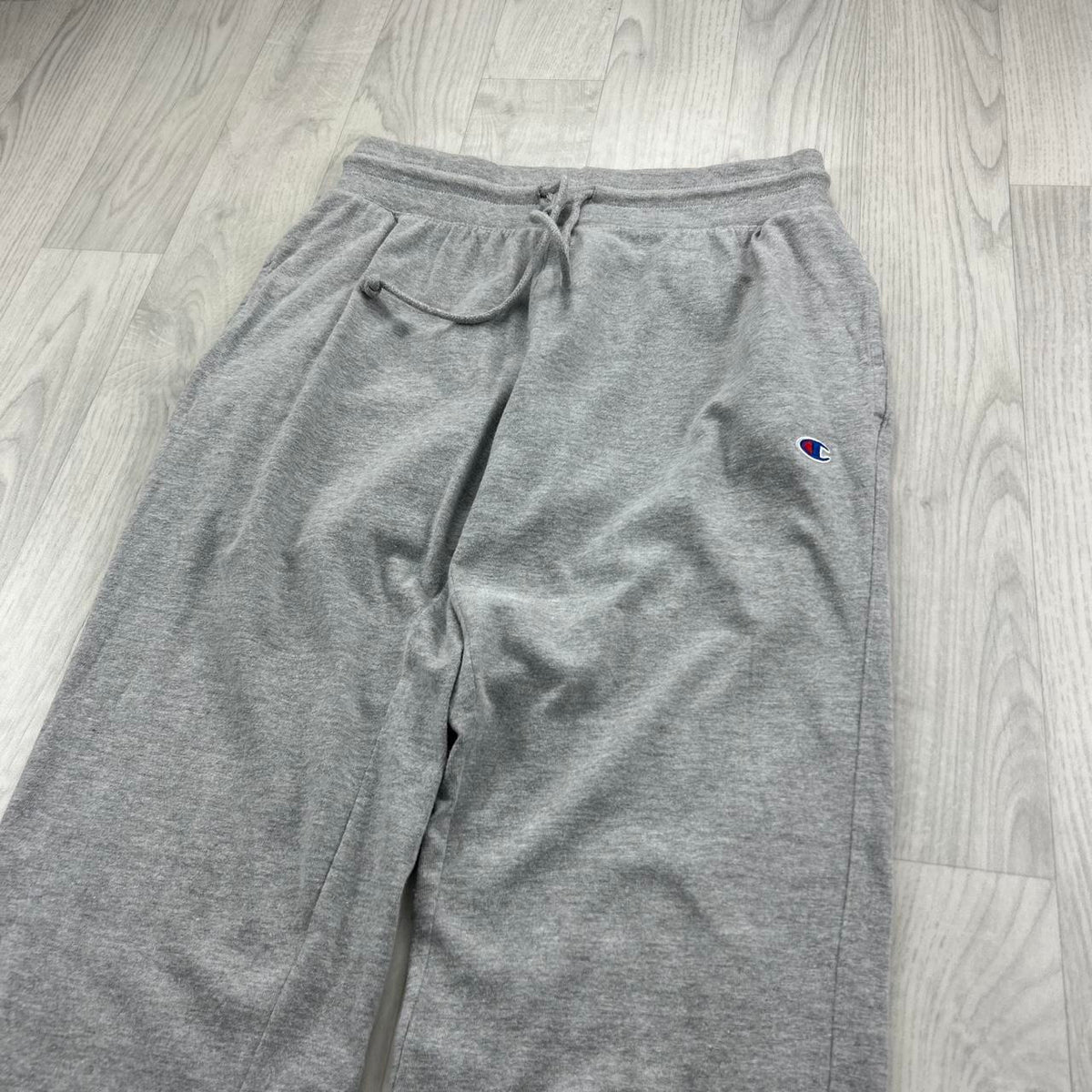 VINTAGE Y2K CHAMPION LOW RISE COTTON SWEATPANTS GREY