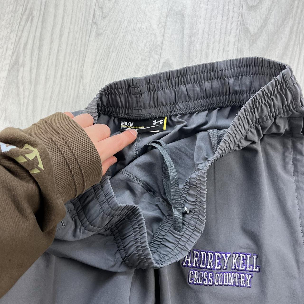 VINTAGE Y2K UNDER ARMOUR LOOSE TRACKSUIT BOTTOMS GREY