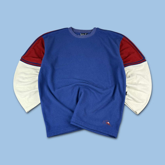 VINTAGE Y2K QUIKSILVER BOXY FLEECE SURF SWEATSHIRT NAVY