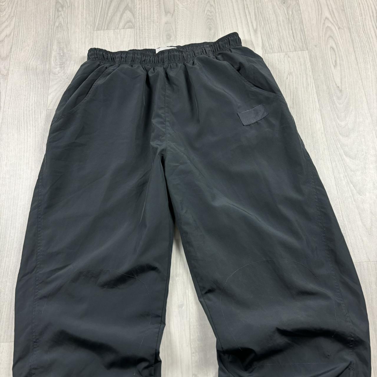 VINTAGE Y2K PUMA BAGGY TRACKSUIT BOTTOMS CHARCOAL GREY
