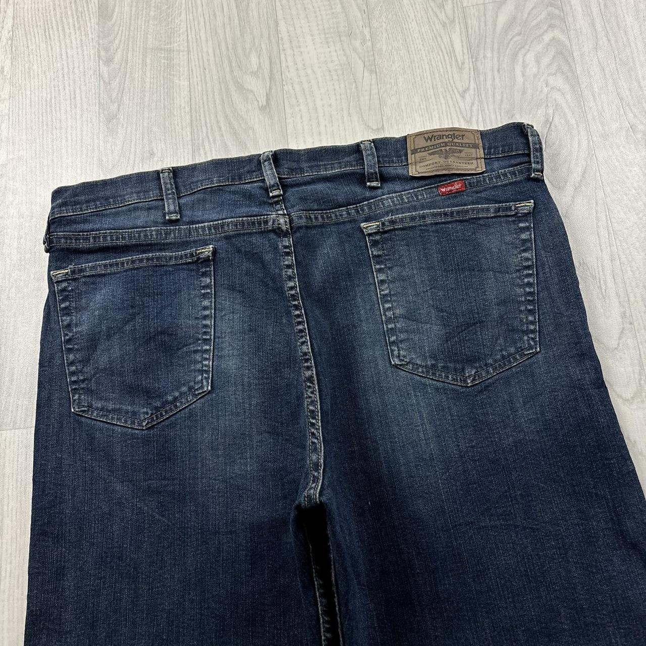 VINTAGE 00s WRANGLER BAGGY LOOSE JORTS NAVY
