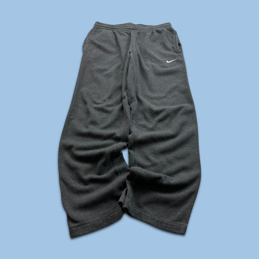 VINTAGE Y2K NIKE BAGGY COTTON SWEATPANTS CHARCOAL GREY