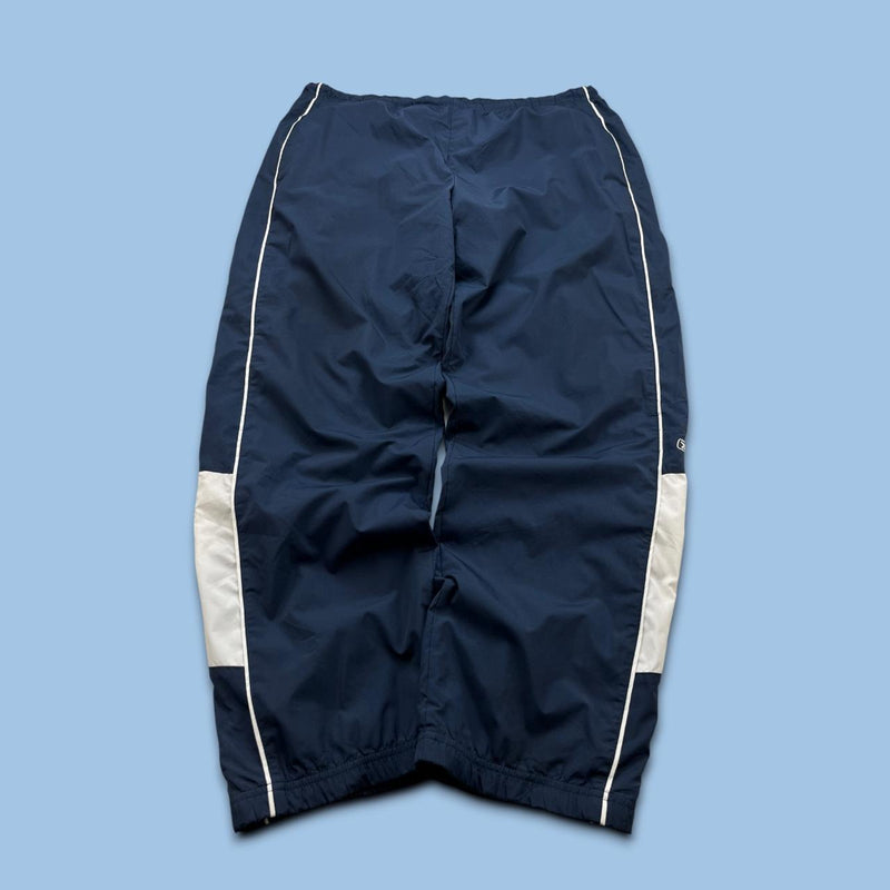 VINTAGE Y2K REEBOK BAGGY TRACKSUIT BOTTOMS NAVY