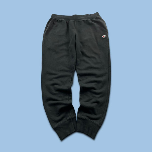 VINTAGE 00s CHAMPION BAGGY COTTON SWEATPANTS BLACK