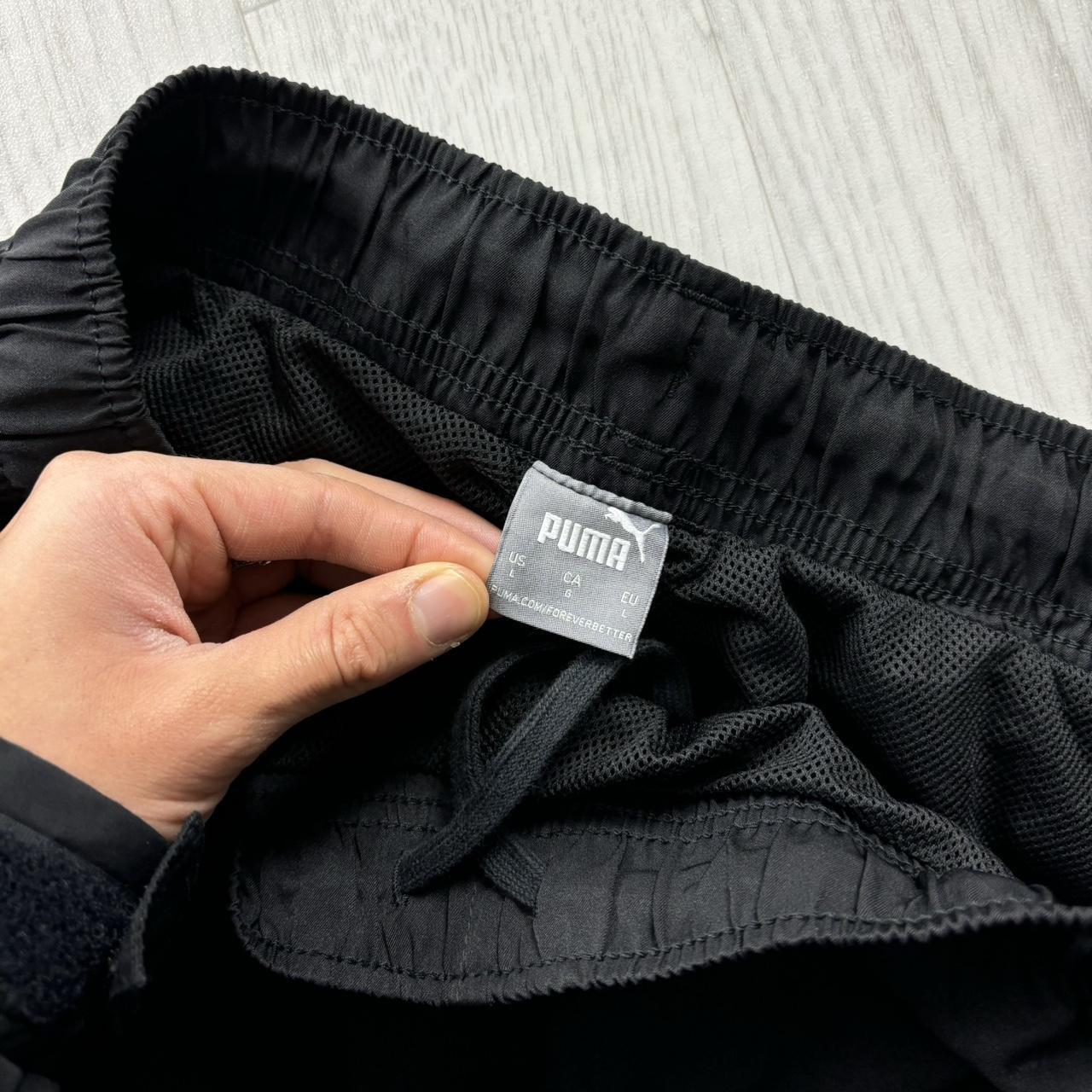 VINTAGE Y2K PUMA BAGGY TRACKSUIT BOTTOMS BLACK