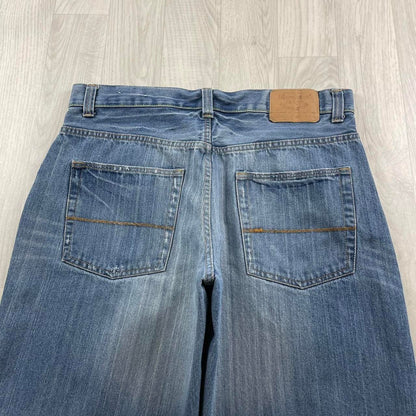 VINTAGE BLUENOTES BAGGY LOOSE HIP HOP JORTS BLUE (36w)