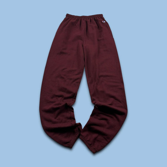 VINTAGE 00s CHAMPION COTTON SWEATPANTS BURGUNDY