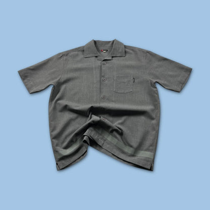 VINTAGE Y2K FIRETRAP SHORT SLEEVE SHIRT GREY