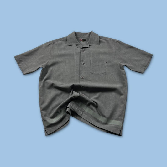 VINTAGE Y2K FIRETRAP SHORT SLEEVE SHIRT GREY