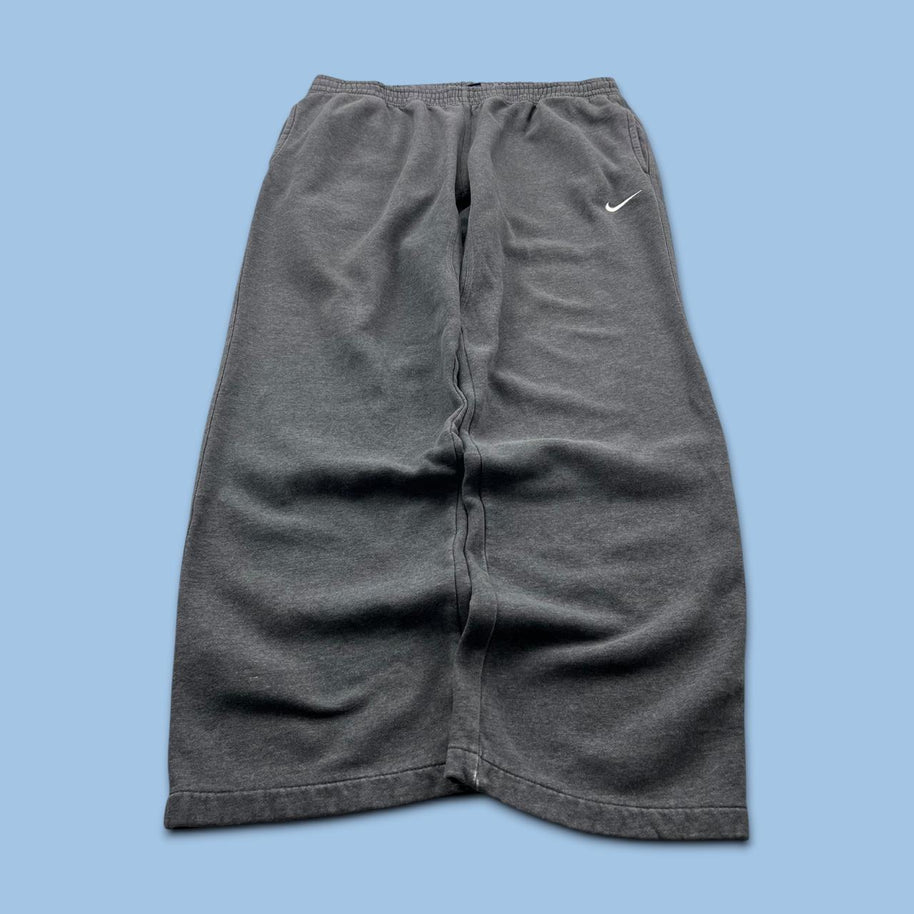 VINTAGE Y2K NIKE BAGGY COTTON SWEATPANTS GREY