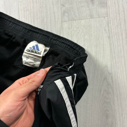 VINTAGE Y2K ADIDAS BAGGY TRACKSUIT BOTTOMS BLACK