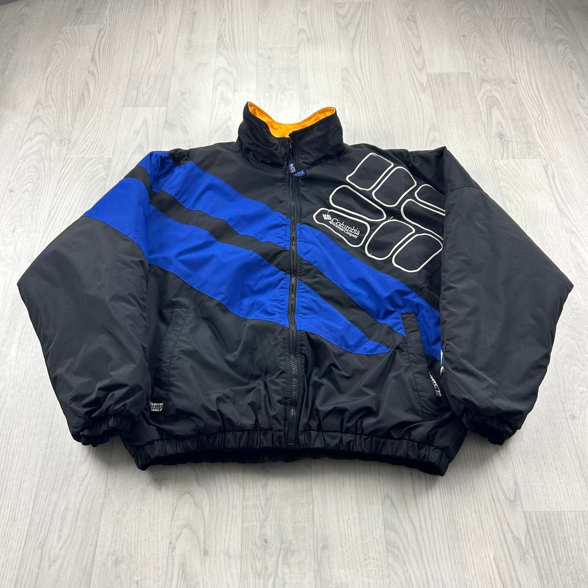 VINTAGE Y2K COLUMBIA PADDED UTILITY PUFFER JACKET BLACK