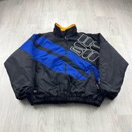 VINTAGE Y2K COLUMBIA PADDED UTILITY PUFFER JACKET BLACK