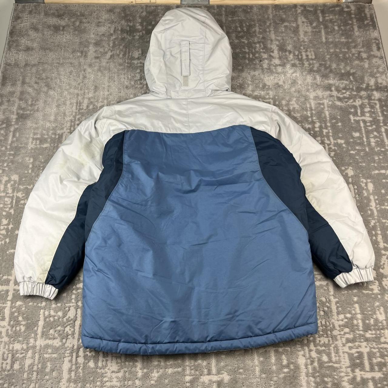 VINTAGE 00s COLUMBIA UTILITY JACKET WHITE BLUE