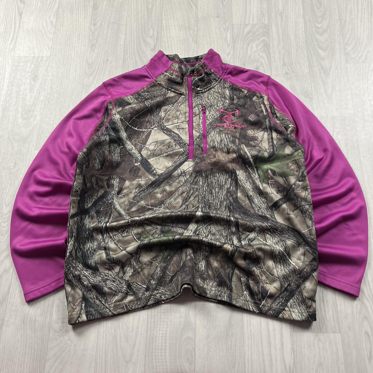 VINTAGE REALTREE ZIP UP SWEATSHIRT CAMO PINK
