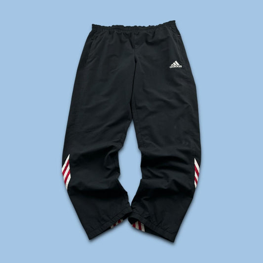 VINTAGE Y2K ADIDAS BAGGY TRACKSUIT BOTTOMS BLACK
