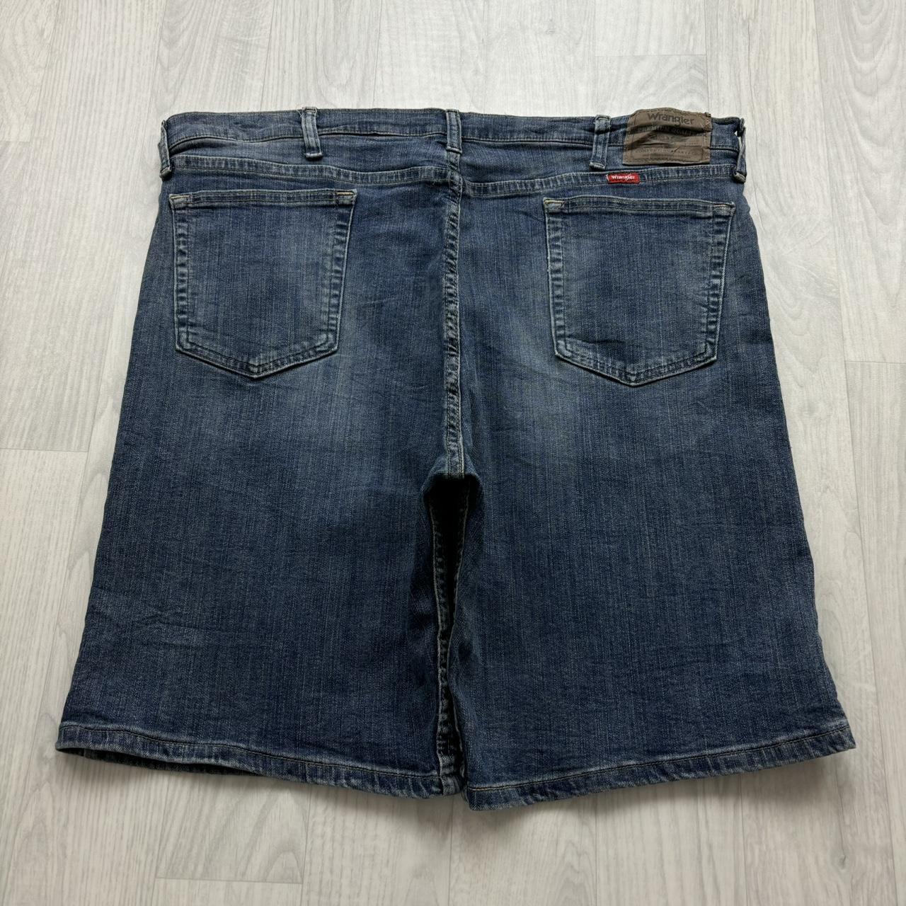 VINTAGE 00s WRANGLER BAGGY LOOSE JORTS NAVY