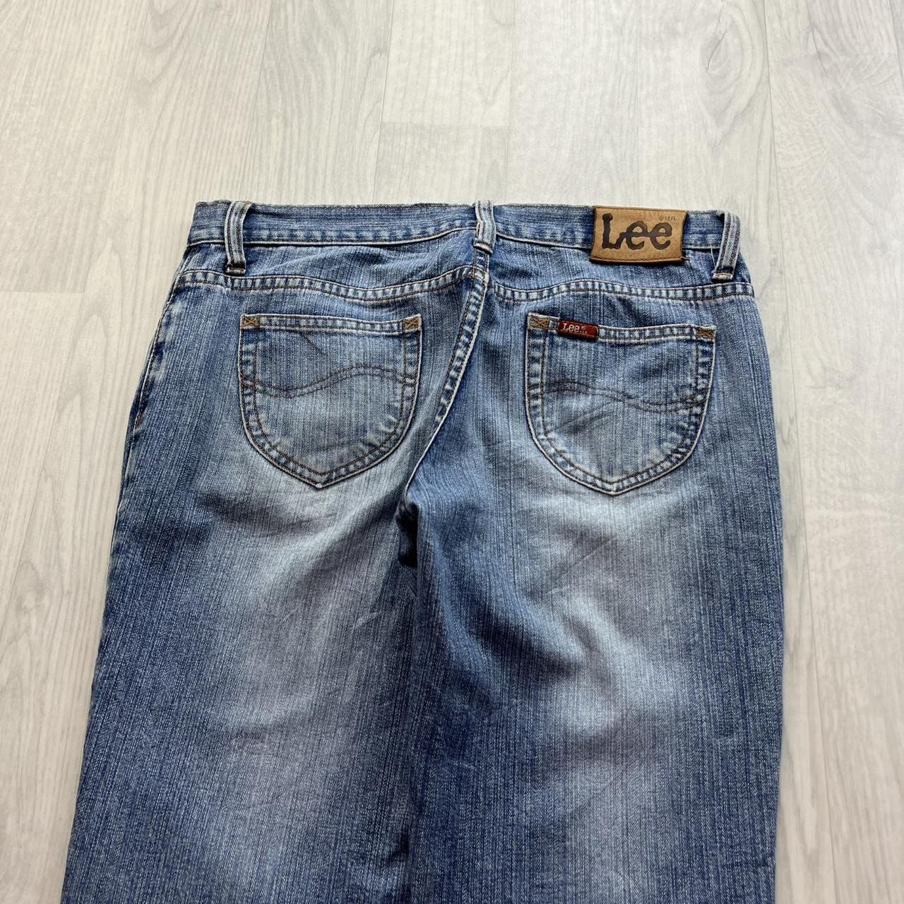 VINTAGE Y2K LEE LOW RISE BOOTCUT JEANS BLUE