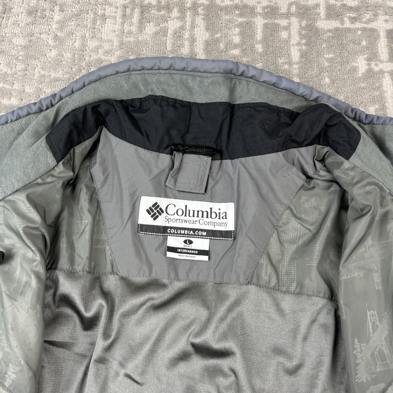 VINTAGE 00s COLUMBIA TECHNICAL WATERPROOF JACKET BLACK
