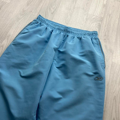 VINTAGE Y2K REEBOK BAGGY TRACKSUIT BOTTOMS BABY BLUE