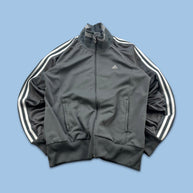 VINTAGE Y2K ADIDAS ZIP UP TRACK JACKET GREY
