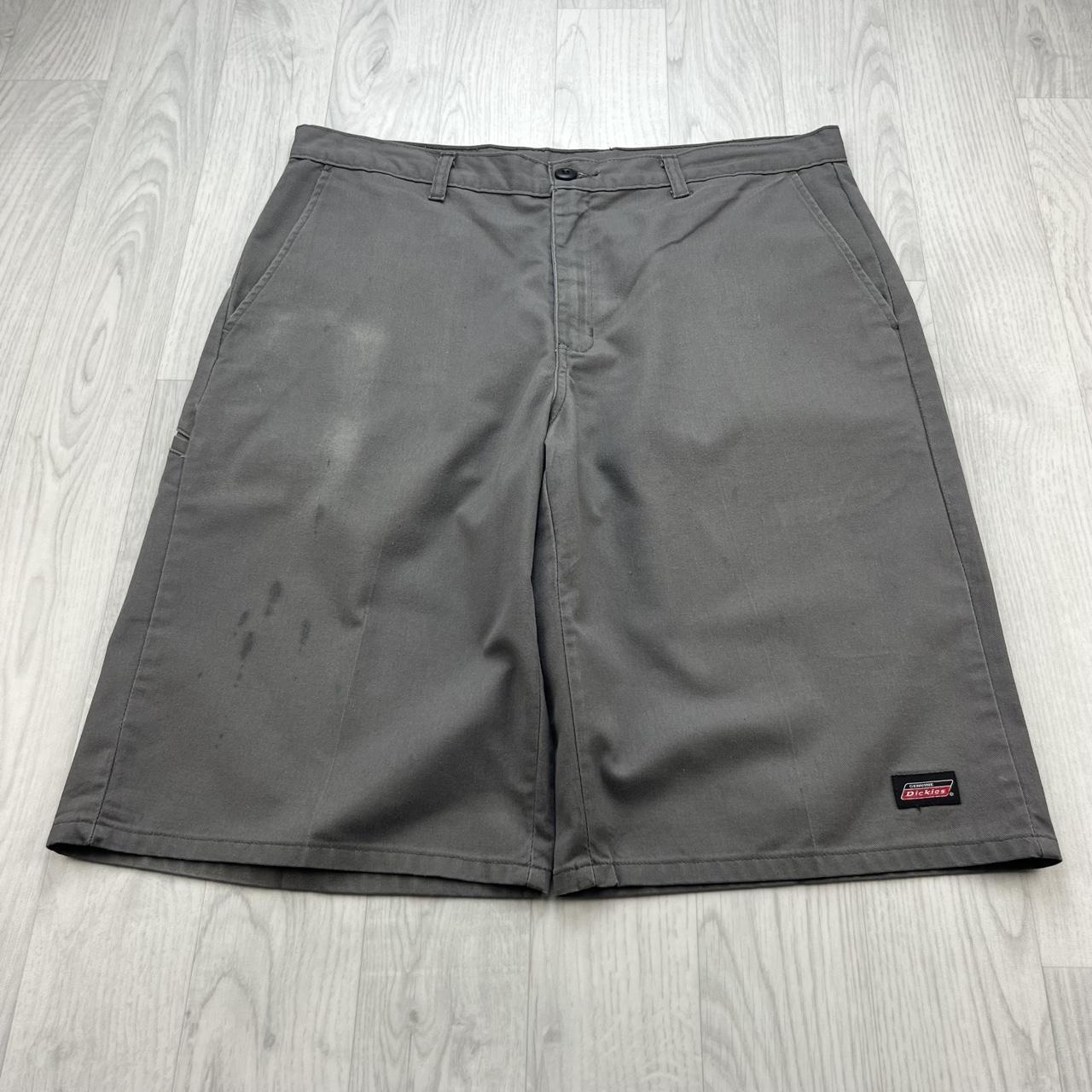 VINTAGE Y2K DICKIES BAGGY SKATER SHORTS GREY