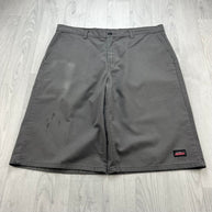 VINTAGE Y2K DICKIES BAGGY SKATER SHORTS GREY