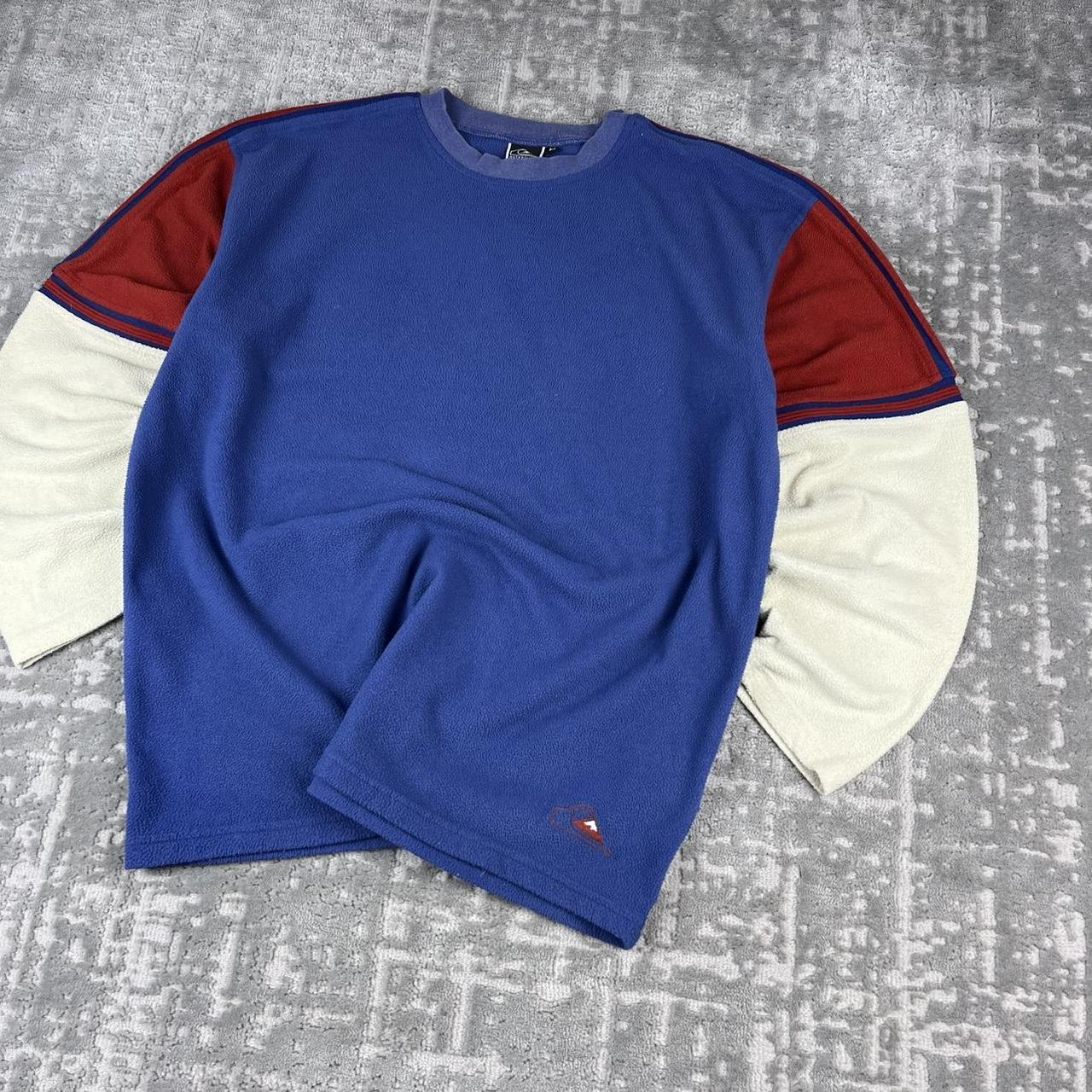 VINTAGE Y2K QUIKSILVER BOXY FLEECE SURF SWEATSHIRT NAVY