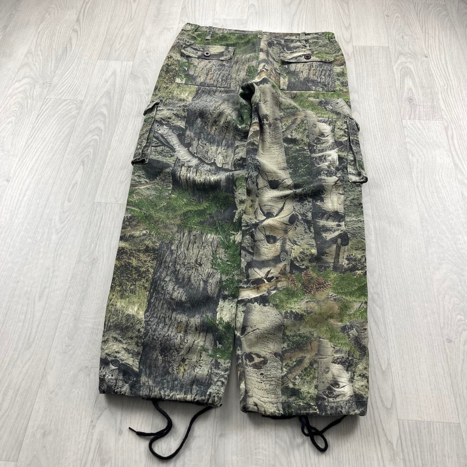 VINTAGE MOSSY OAK BAGGY CAMO CARGO PANTS