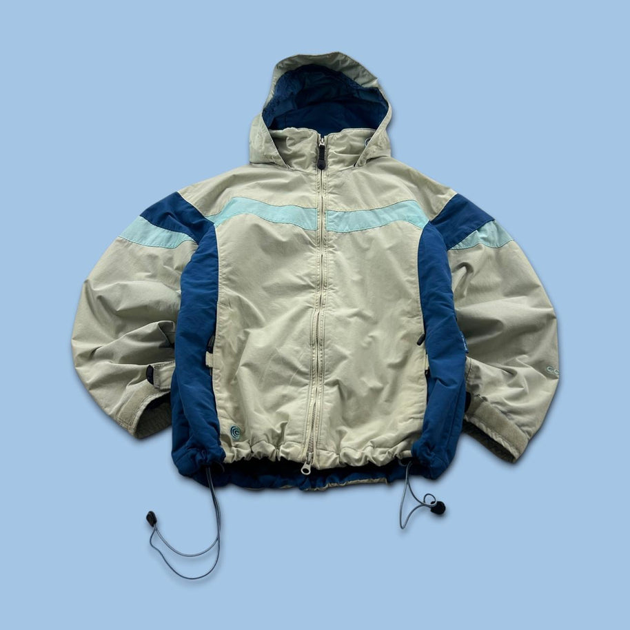 VINTAGE Y2K COLUMBIA TECHNICAL SKI JACKET CREAM
