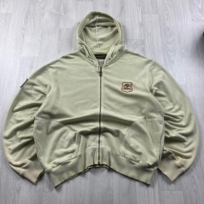 VINTAGE Y2K TIMBERLAND ZIP HOODIE CREAM