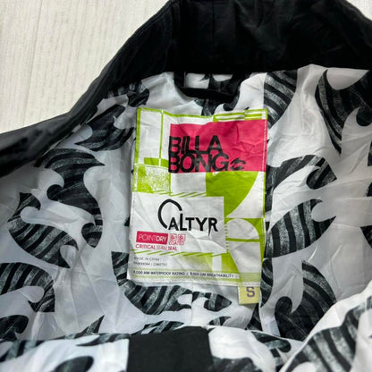 VINTAGE Y2K BILLABONG BAGGY SKI PANTS SALOPETTES BLACK