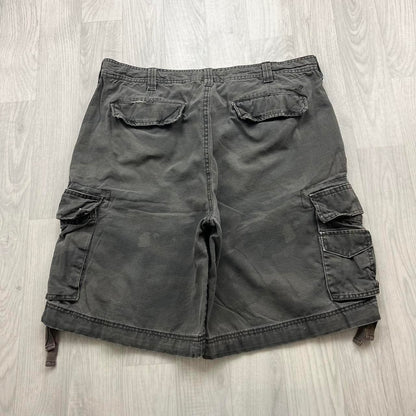 VINTAGE Y2K URBAN UP BAGGY CAMO CARGO SHORTS