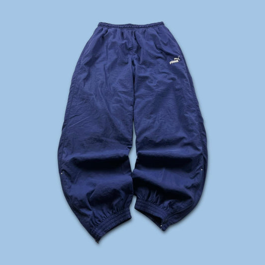 VINTAGE Y2K PUMA BAGGY TRACKSUIT BOTTOMS NAVY
