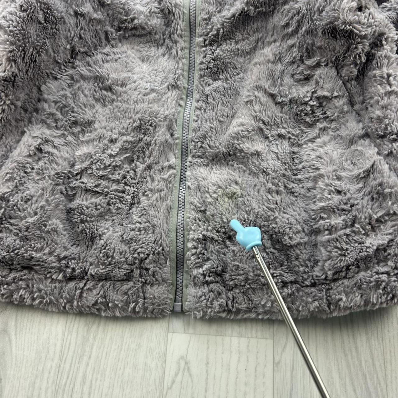 VINTAGE Y2K THE NORTH FACE REVERSIBLE FLEECE JACKET GREY / GREEN