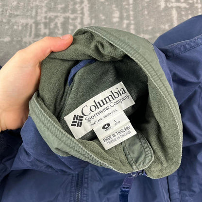 VINTAGE 00s COLUMBIA UTILITY BOMBER JACKET NAVY
