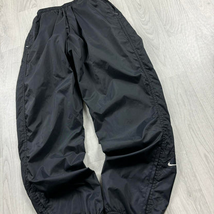 VINTAGE 90s NIKE BAGGY TRACKSUIT BOTTOMS BLACK