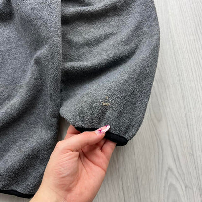 VINTAGE Y2K NAUTICA QUARTER ZIP FLEECE GREY