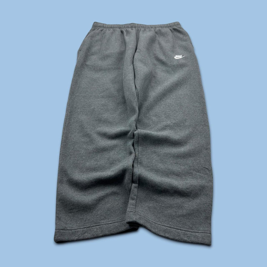 NIKE LOOSE COTTON SWEATPANTS GREY