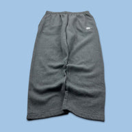 NIKE LOOSE COTTON SWEATPANTS GREY