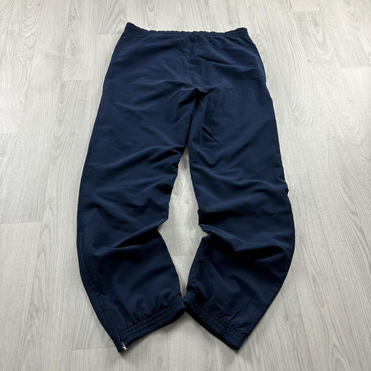 VINTAGE Y2K ADIDAS BAGGY TRACKSUIT BOTTOMS NAVY
